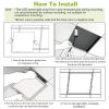 48W 2Ã—2FT LED Panel Light 3200LM 7500K Ceiling Lighting 150W Equivalent LED Troffer Recessed Edge-Lit