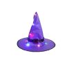 8PCS Halloween Hanging Lighted Glowing LED Witch Hats for Indoor Outdoor Tree Yard Garden Porch