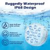 4x Waterproof Underwater Led Lights w/Remote for Swimming Pool Fountain Hot tube