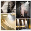 Wireless LED Spotlight 90 Degree Motion Sensor Night Lamp 360Â°Rotate Cordless Stairs Lights Battery Operated