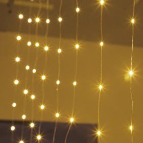 Holiday Lights Christmas Lights Room Decoration Romantic Star Lights (Color: White)