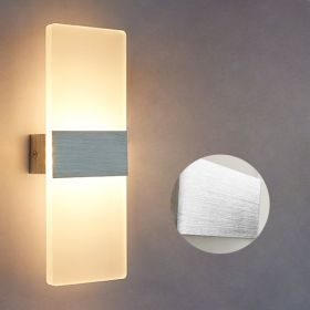 LED bedside lamp (Color: Silver)