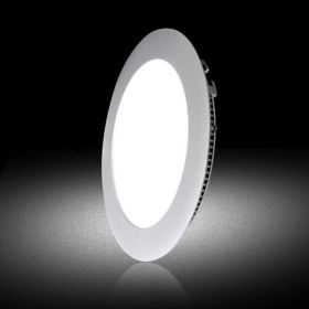 LED panel light thin circularwaterproof fog 2.5 inch 4 inch 5 inch 6 inch 8 inch hole ceiling lamp (size: 6)