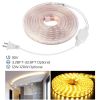 6.56ft/2m LED Strip Light 110V IP65 Waterproof 2500LM Dimmable Rope Light SMD 5050 6000K Cold White Warm