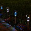 12 Pcs LED Stainless Steel Outdoor Garden Solar Lights for Pathway Walkway Patio Yard Lawn Cool White XH