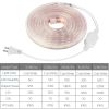 6.56ft/2m LED Strip Light 110V IP65 Waterproof 2500LM Dimmable Rope Light SMD 5050 6000K Cold White Warm