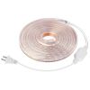 9.84ft/3m LED Strip Light 110V IP65 Waterproof 2500LM Dimmable Rope Light SMD 5050 6000K Cold White Warm