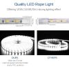 9.84ft/3m LED Strip Light 110V IP65 Waterproof 2500LM Dimmable Rope Light SMD 5050 6000K Cold White Warm