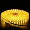 32.8ft/10m LED Strip Light 110V IP65 Waterproof 2500LM Dimmable Rope Light SMD 5050 6000K Cold White Warm